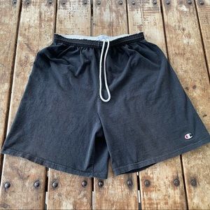 Vintage Black Champion Shorts/ L